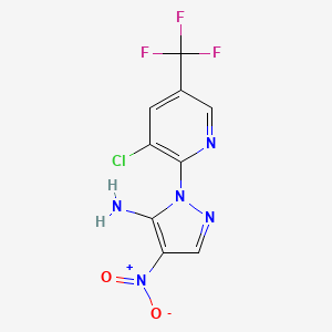 5-Amino-4-nitro-1-(3-chloro-5-trifluoromethyl-2-pyridyl)pyrazole