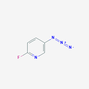 molecular formula C5H3FN4 B8335874 5-Azido-2-fluoropyridine 