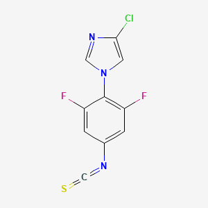 4-chloro-1-(2,6-difluoro-4-isothiocyanatophenyl)-1H-imidazole