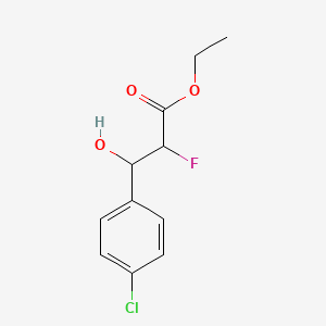 3-(4-Chlorophenyl)-2-fluoro-3-hydroxypropionic acid ethyl ester