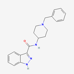 N-(1-benzylpiperidin-4-yl)-indazole-3-carboxamide