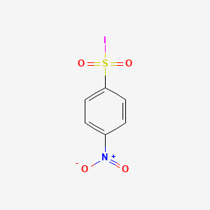 molecular formula C6H4INO4S B8335988 4-Nitrobenzenesulphonyl iodide 