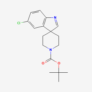 molecular formula C17H21ClN2O2 B8336013 Tert-butyl 5-chlorospiro[indole-3,4'-piperidine]-1'-carboxylate 