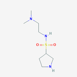 n-[2-(Dimethylamino)ethyl]-3-pyrrolidinesulfonamide