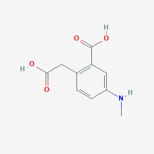 2-Carboxymethyl-5-methylaminobenzoic acid