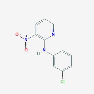 molecular formula C11H8ClN3O2 B8336175 2-(3-Chlorophenylamino)-3-nitropyridine 