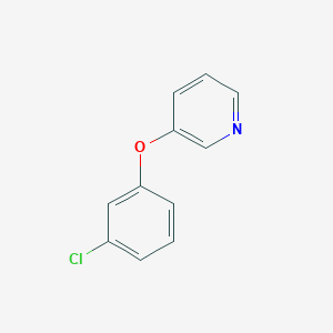 molecular formula C11H8ClNO B8336195 3-(m-Chlorophenoxy)pyridine 