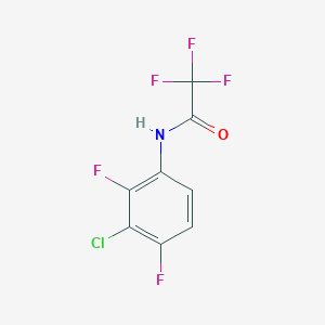 3-Chloro-2,4-difluoro-(trifluoroacetamido)benzene