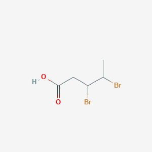3,4-Dibromopentanoic acid