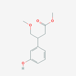 Methyl 3-(3-hydroxyphenyl)-4-methoxybutanoate