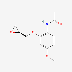 N-{4-Methoxy-2-[(2S)-oxiran-2-ylmethoxy]phenyl}acetamide