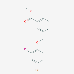 3-(4-Bromo-2-fluoro-phenoxymethyl)-benzoic acid methyl ester