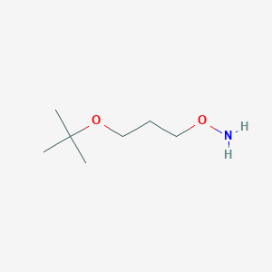 molecular formula C7H17NO2 B8336489 o-[3-(Tert-butoxy)propyl]hydroxylamine 