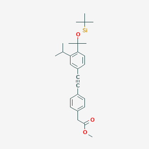 molecular formula C27H34O3Si B8336500 CID 86585934 