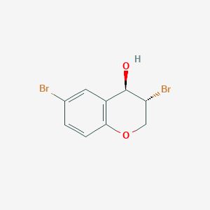 (3R,4R)-3,6-Dibromo-3,4-dihydro-2H-1-benzopyran-4-ol