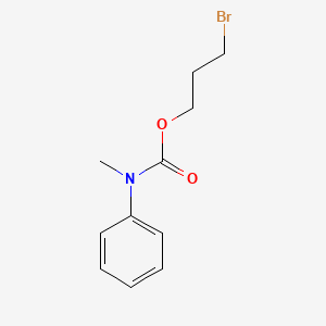 molecular formula C11H14BrNO2 B8336595 3-bromopropyl-N-methyl-N-phenylcarbamate 