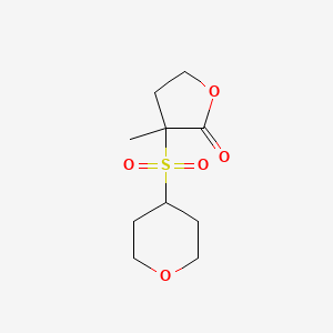 3-Methyl-3-(tetrahydro-pyran-4-sulfonyl)-dihydro-furan-2-one