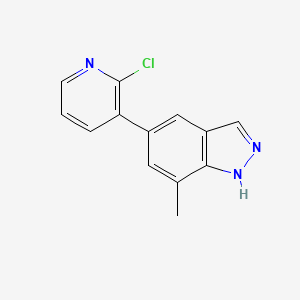 5-(2-Chloropyridin-3-yl)-7-methyl-1H-indazole