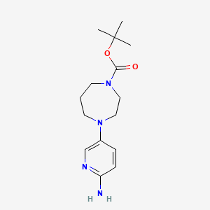 4-(6-Amino-pyridin-3-yl)[1,4]diazepane-1-carboxylic acid tert-butyl ester