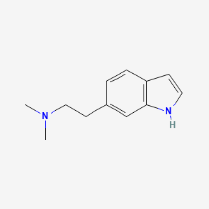 molecular formula C12H16N2 B8336711 6-(2-(N,N-Dimethylamino)ethyl)-1H-indole 