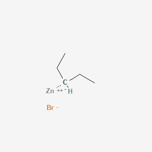 molecular formula C5H11BrZn B8336739 1-Ethyl-propylzinc bromide 