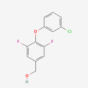 (4-(3-Chlorophenoxy)-3,5-difluorophenyl)methanol