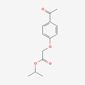 molecular formula C13H16O4 B8336809 Isopropyl 4-acetylphenoxyacetate 