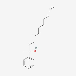 molecular formula C18H30O B8336935 1-Methyl-1-phenylundecyl alcohol 