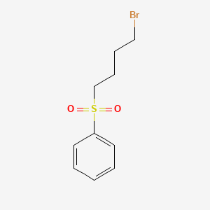 molecular formula C10H13BrO2S B8337047 4-Phenylsulfonylbutyl bromide 