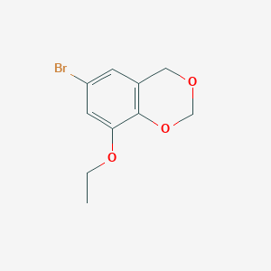 molecular formula C10H11BrO3 B8337135 6-bromo-8-ethoxy-4H-benzo[1,3]dioxine 