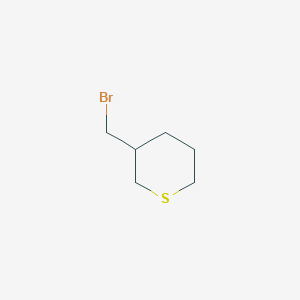 molecular formula C6H11BrS B8337240 3-Bromomethyltetrahydrothiopyran 