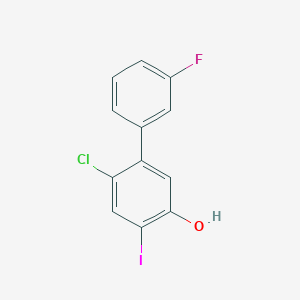6-Chloro-3'-fluoro-4-iodobiphenyl-3-ol