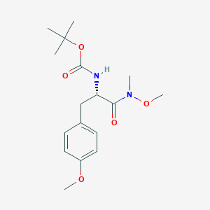 N-(t-butoxycarbonyl)-O-methyl-L-tyrosine N-methoxy-N-methylamide