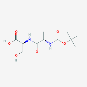 molecular formula C11H20N2O6 B8337326 BOC-L-Ala-SerOH 