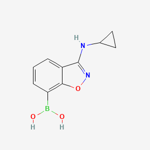 3-(Cyclopropylamino)benzo[d]isoxazol-7-ylboronic acid