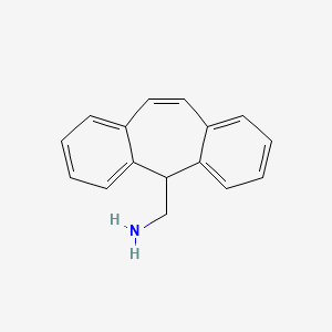 molecular formula C16H15N B8337625 C-(5H-Dibenzo[a,d]cyclohepten-5-yl)-methylamine 