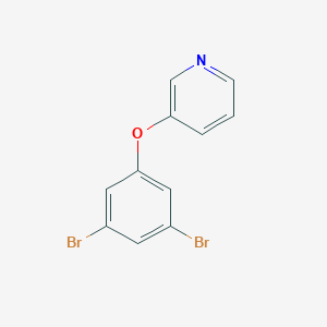 molecular formula C11H7Br2NO B8337647 3-(3,5-Dibromophenoxy)pyridine 