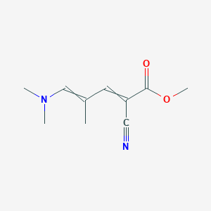 1-Cyano-4-(N,N-dimethylamino)-1-methoxycarbonyl-3-methyl-1,3-butadiene