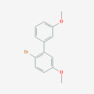 molecular formula C14H13BrO2 B8337713 2-Bromo-5,3'-dimethoxybiphenyl CAS No. 14344-82-2