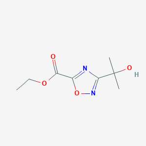 Ethyl 3-(2-hydroxypropan-2-yl)-1,2,4-oxadiazole-5-carboxylate