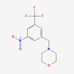 4-[3-Nitro-5-(trifluoromethyl)benzyl]morpholine