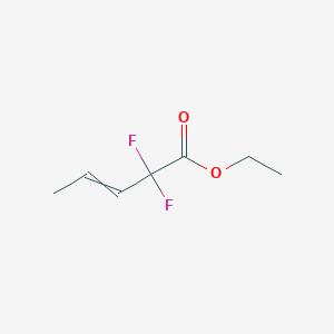 Ethyl alpha,alpha-difluoropentenoate