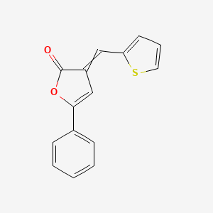 molecular formula C15H10O2S B8337780 5-Phenyl-3-(2-thienylmethylene)-2-furanone 