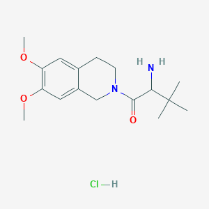 N-(2-amino-3,3-dimethylbutyryl)-6,7-dimethoxy-1,2,3,4-tetrahydroisoquinoline hydrochloride