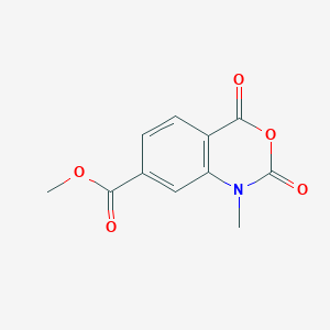 molecular formula C11H9NO5 B8337819 methyl 1-methyl-2,4-dioxo-2,4-dihydro-1H-benzo[d][1,3]oxazine-7-carboxylate 