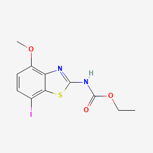 (7-Iodo-4-methoxy-benzothiazol-2-yl)-carbamic acid ethyl ester