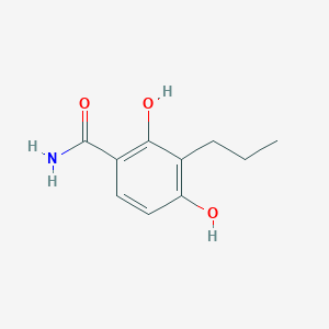 molecular formula C10H13NO3 B8337902 2,4-Dihydroxy-3-propylbenzamide 