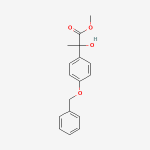 4-Benzyloxyphenyl-2-hydroxypropanoic acid methyl ester