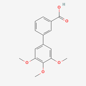 molecular formula C16H16O5 B8337928 3-(3,4,5-Trimethoxyphenyl)benzoic acid 