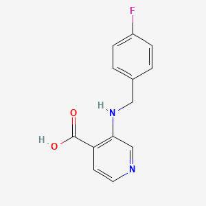 3-[(4-Fluorobenzyl)amino]pyridine-4-carboxylic acid